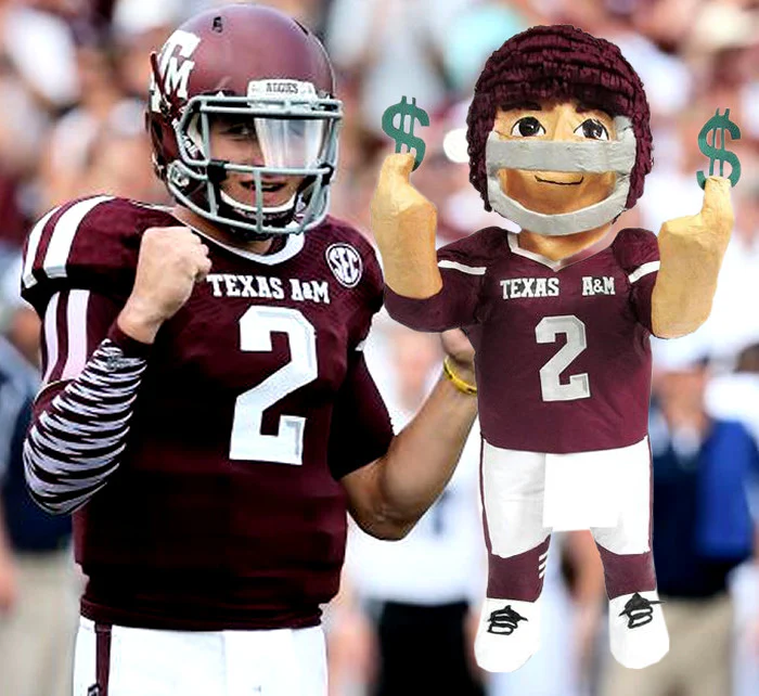Texas A&M Football Player Custom Pinata